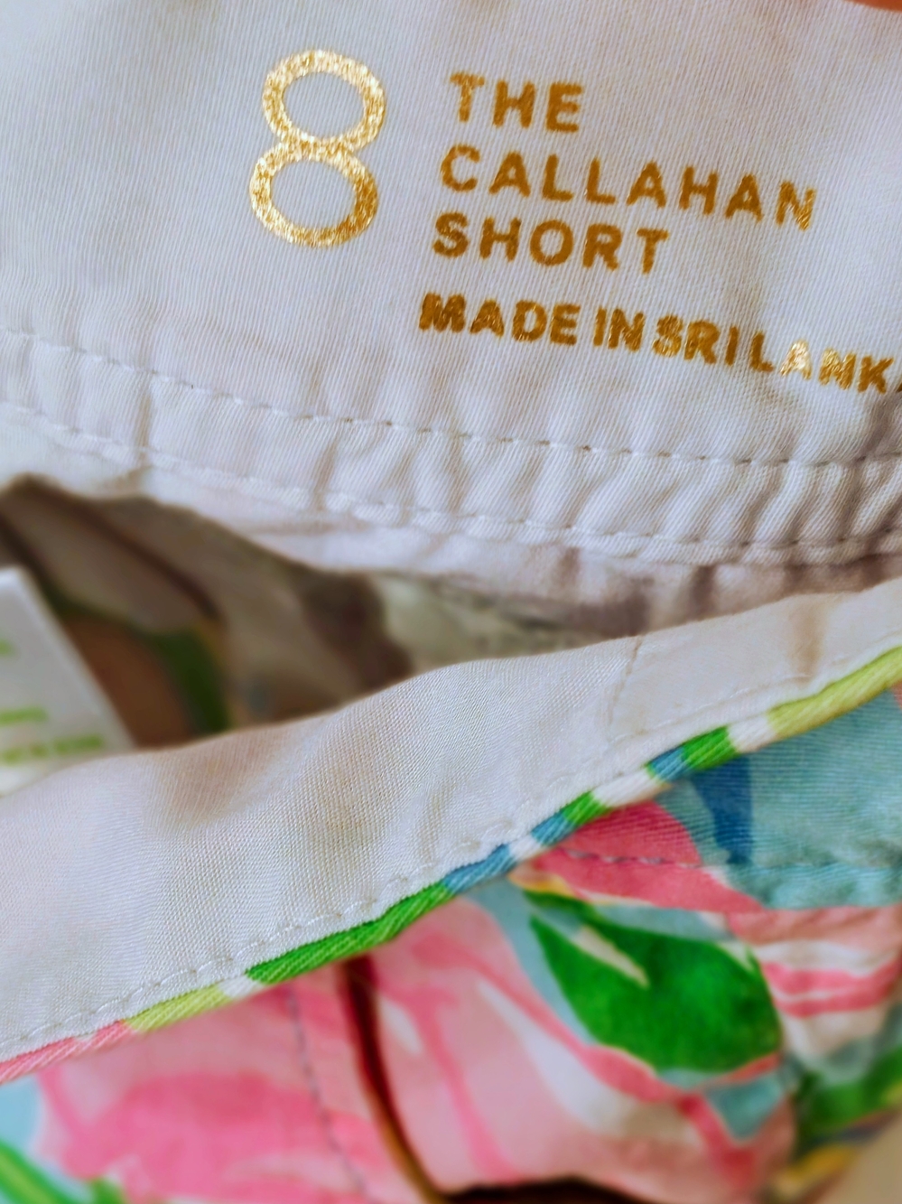 Lilly Pulitzer Pink Floral Print Bermuda Shorts - Picture 2 of 2